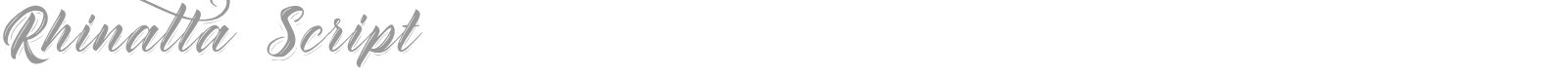 Rhinatta Script font preview